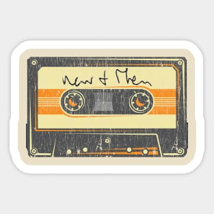 Cassette Tape :: Now And Then Sticker